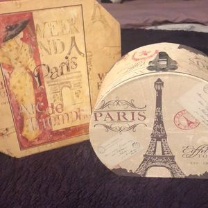 Two Decorative Paris Box